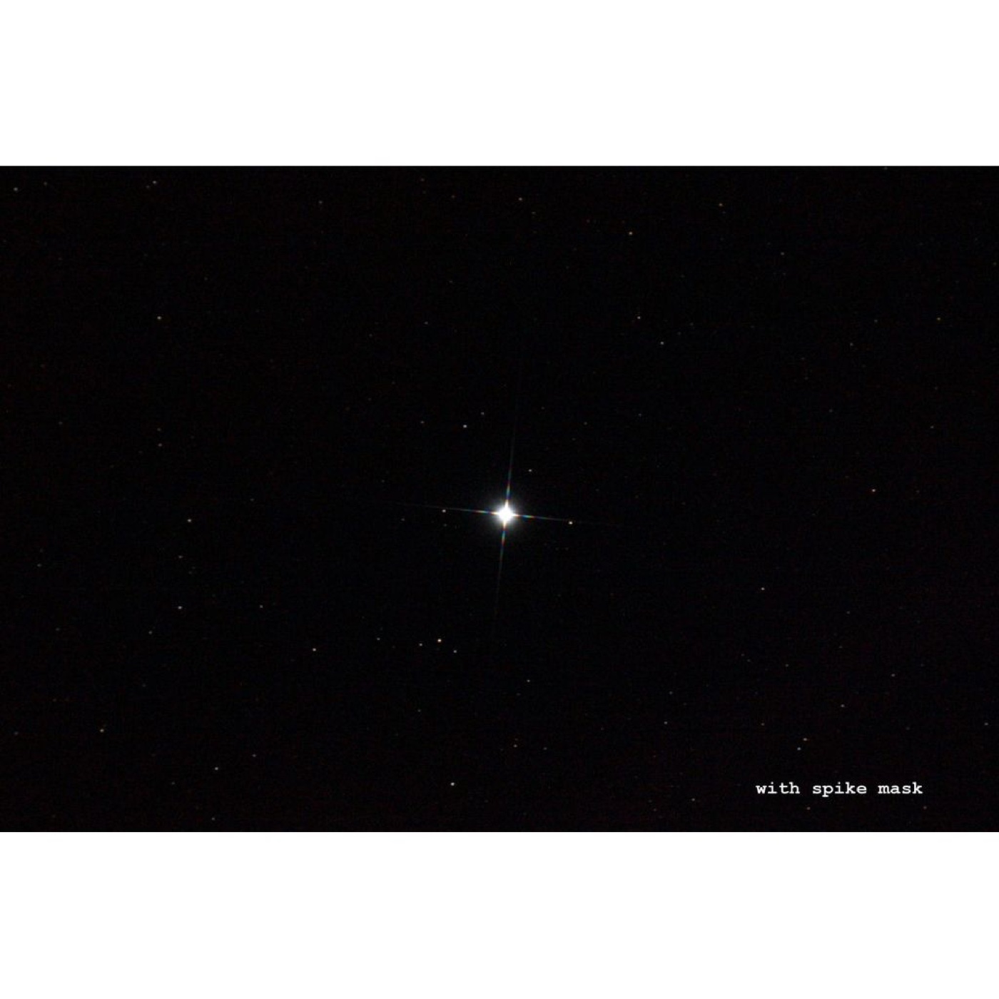 Astrofotoğrafi Yıldız Kırınım (Diffraction Spike) Maskesi görsel 4