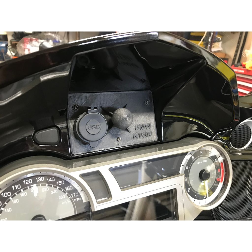 BMW K1600 Quad Lock Gösterge Paneli Adaptörü görsel 2