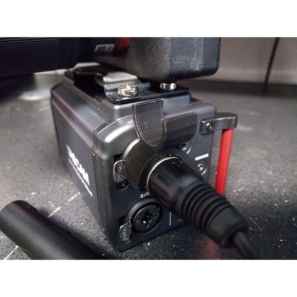 Sony ECM-XM1 Shotgun Mikrofon için Kendi XLR Fişine Takılan Klips (20 mm)