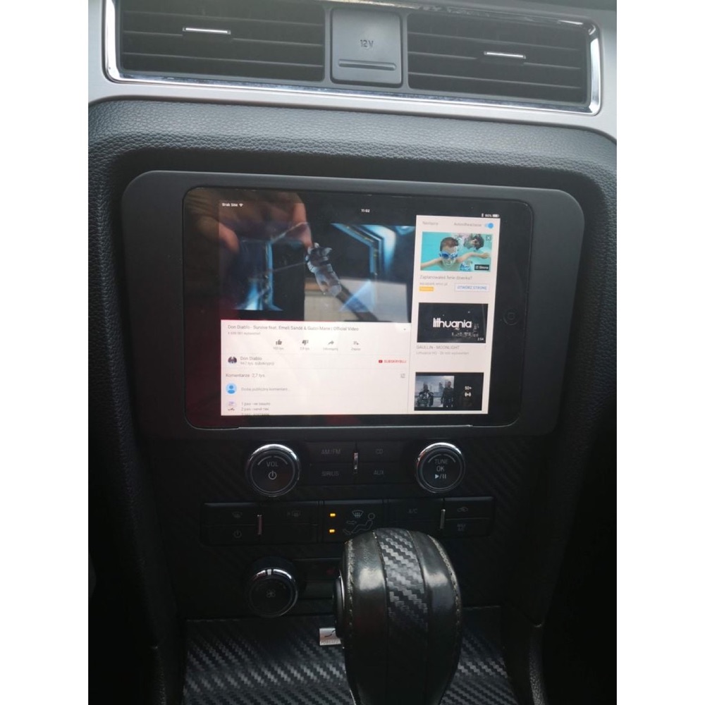 Ford Mustang (2011-2014) iPad Mini Torpido Tutucu görsel 3