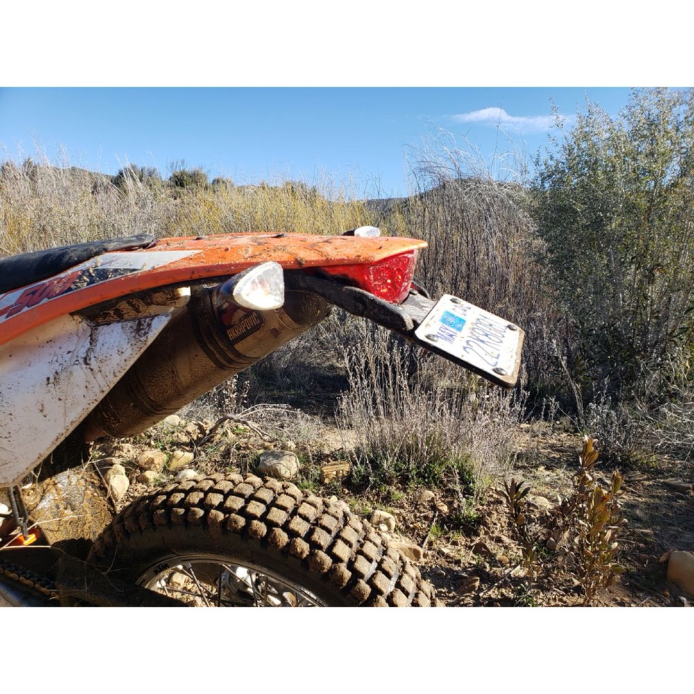 KTM 350/500 EXC Plaka Montajı görsel 2