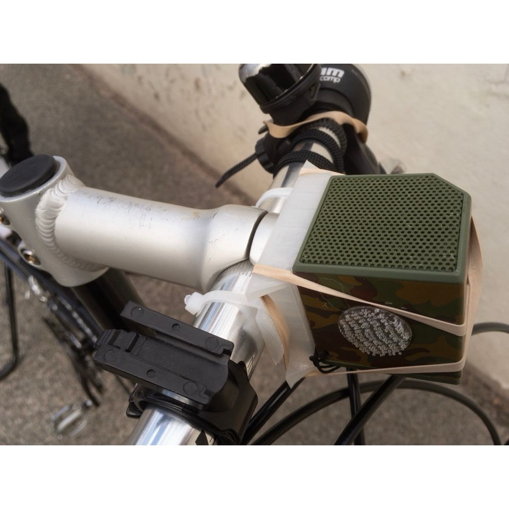 Bisiklet Stem Bluetooth Hoparlör Tutucusu görsel 2