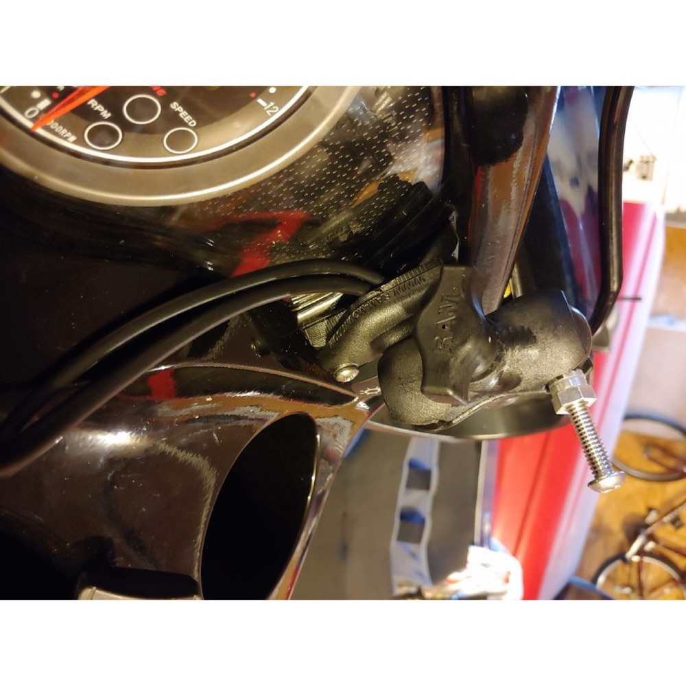 Yamaha WaveRunner FX Garmin Echomap RAM Montaj Braketi görsel 3