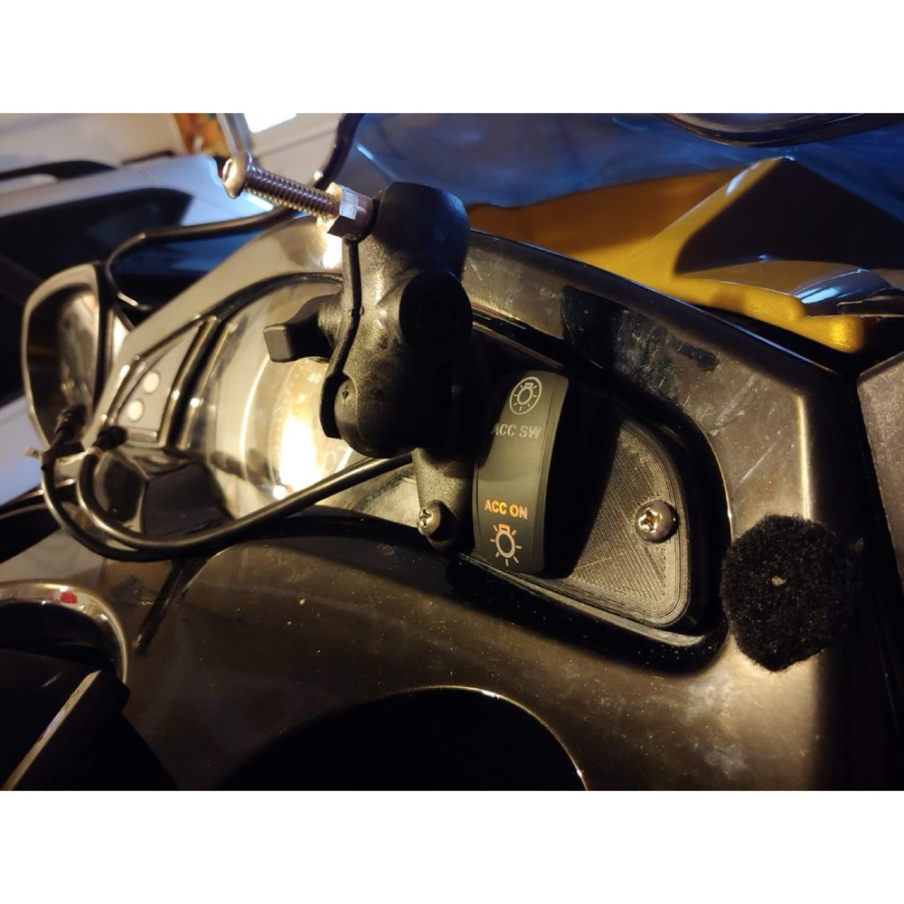 Yamaha WaveRunner FX Garmin Echomap RAM Montaj Braketi görsel 4