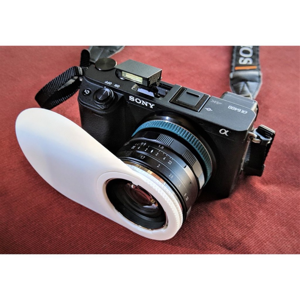 Sony E-Mount Ters Takılı Objektif için Dahili Flaş Difüzörü (Makro) görsel 2