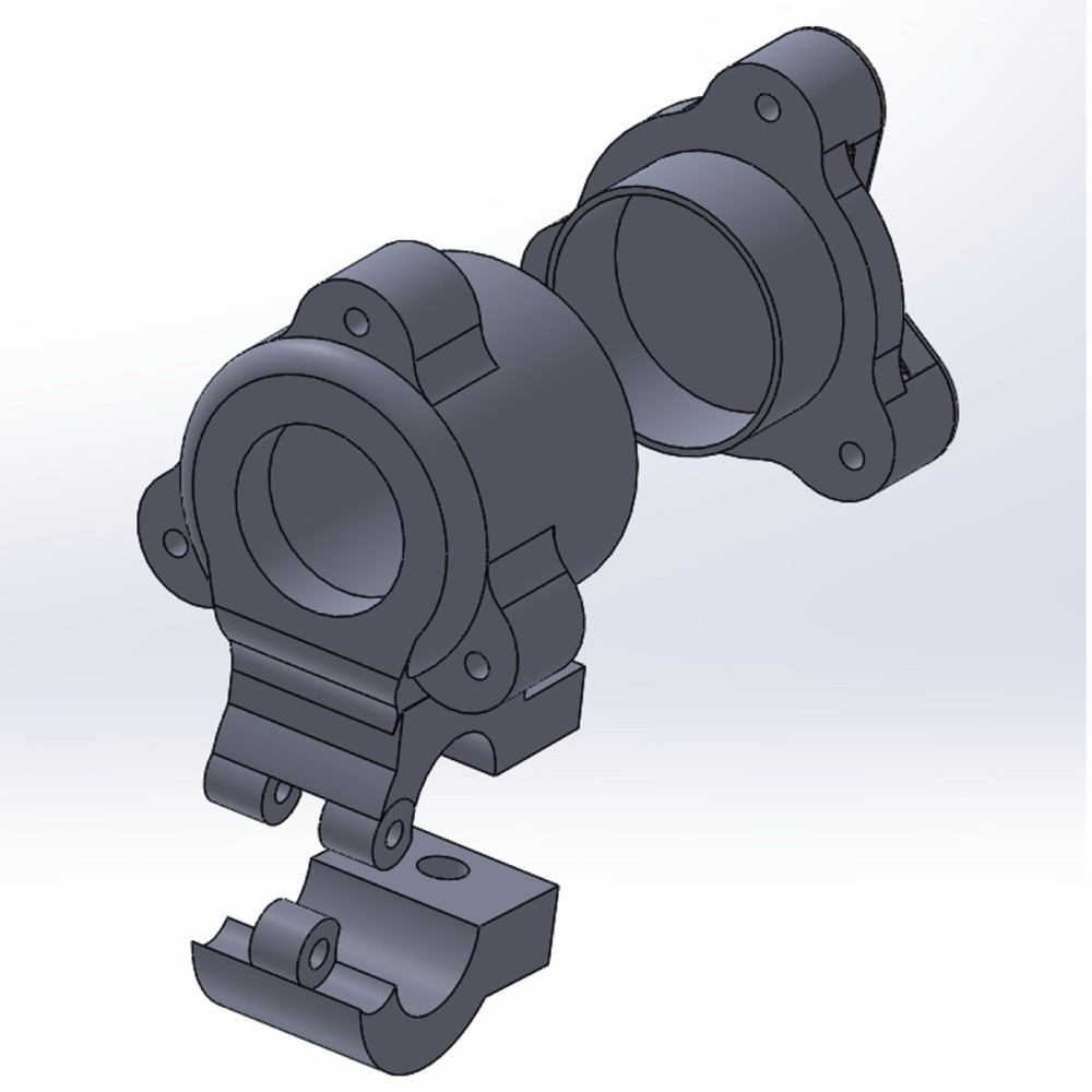 Rugged Motorcycle lighter mount
