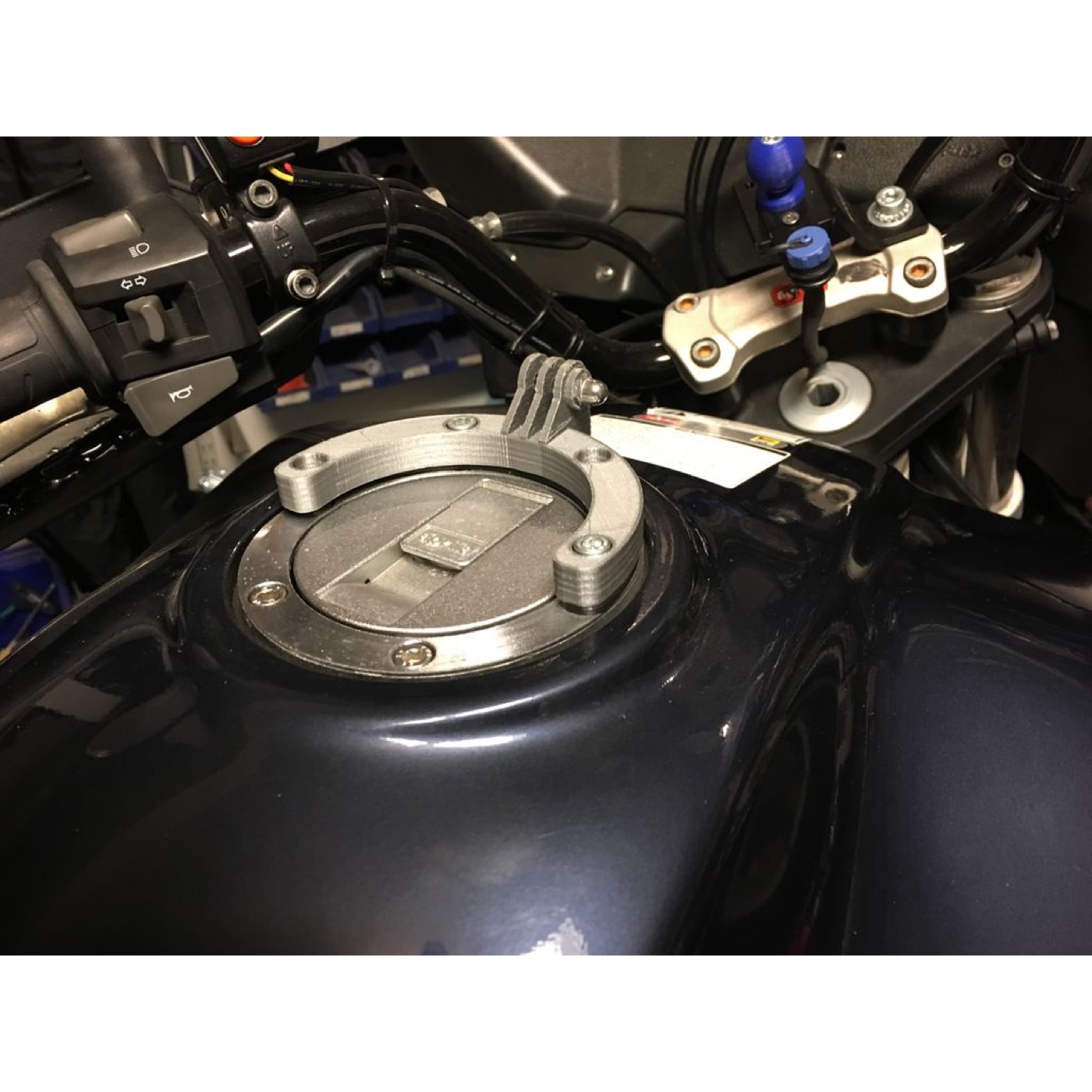 Aprilia ETV 1000 Caponord GoPro Montajı