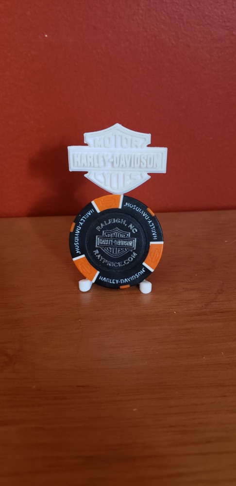 Harley Davidson Poker Fisi Tutucu