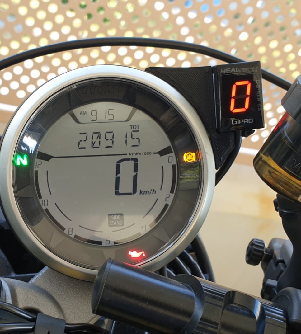Ducati Scrambler Vites Göstergesi Montajı (GIpro)