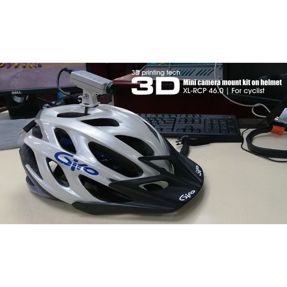 Bisiklet Kask Mini Kamera Montaj Kiti