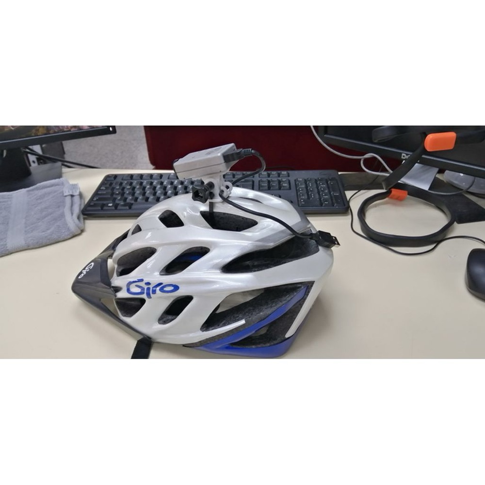 Bisiklet Kask Mini Kamera Montaj Kiti görsel 2