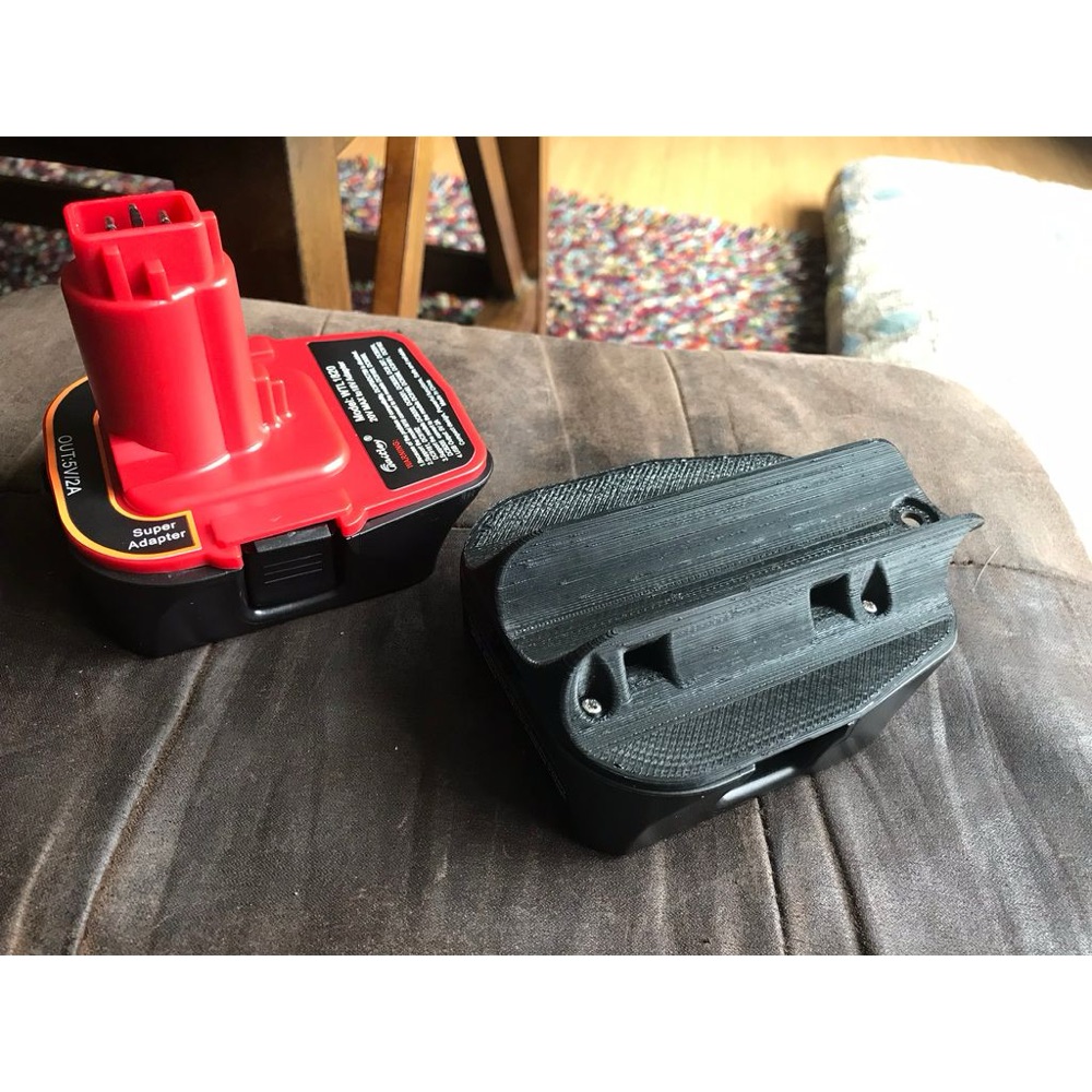 Bisiklet Dewalt Pil Adaptör Tutucusu görsel 3