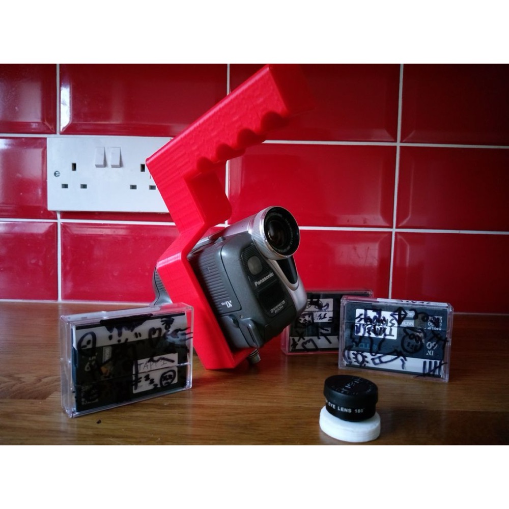 Panasonic NV-GS3 Kamkorder için Küçük Rig ve Cold Shoe Bracket