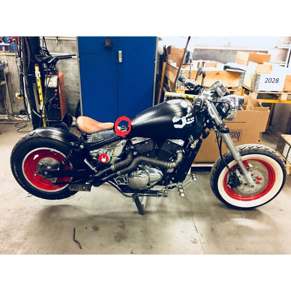 Suzuki VZ800 (Marauder) Bobber Dönüşümü Depo Braketi