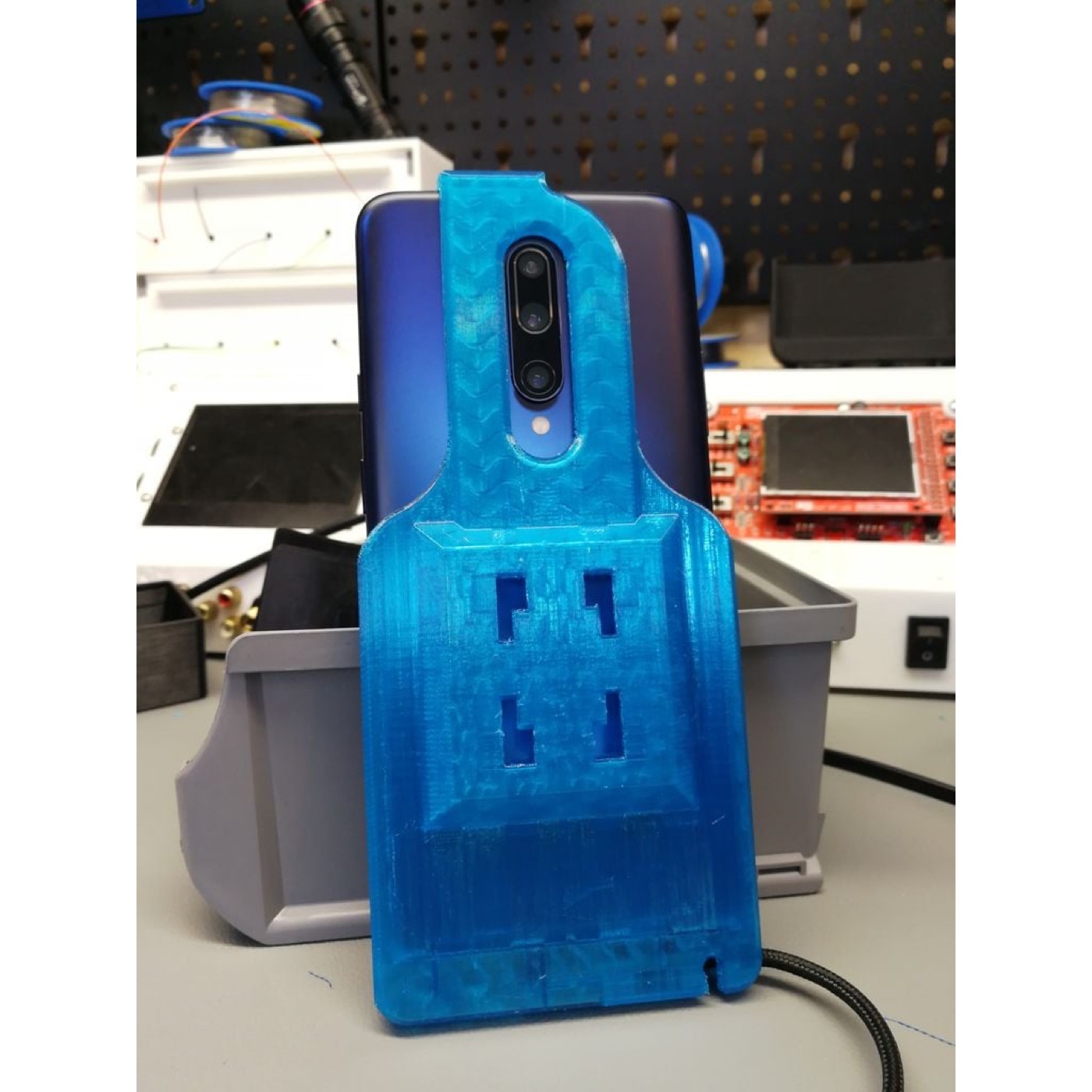 Bisiklet Telefon Tutucusu (Hızlı Bağlantılı, Geniş Ekran) görsel 2