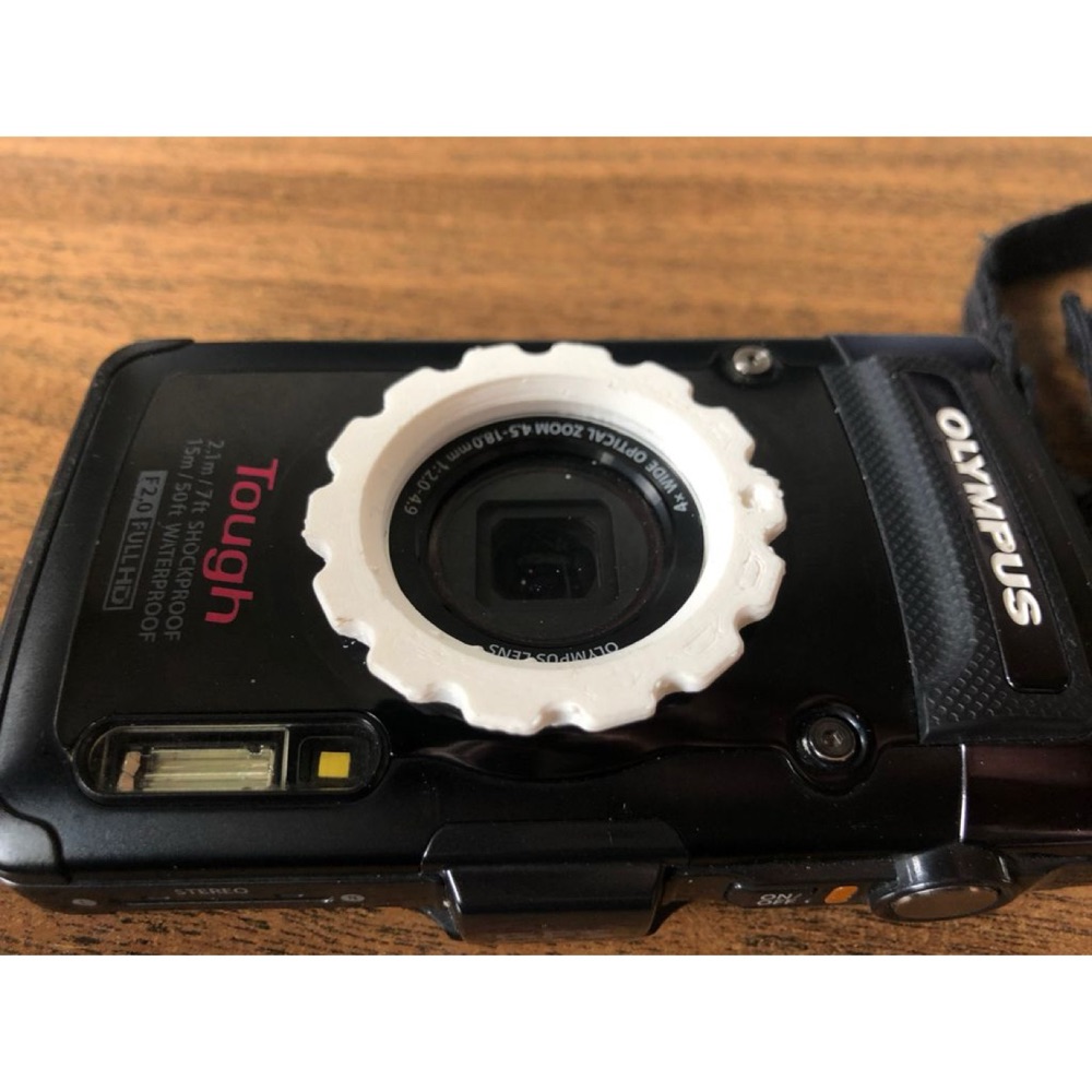 Olympus Tough Serisi İçin Lens Koruması (Halka + Kapak) görsel 3