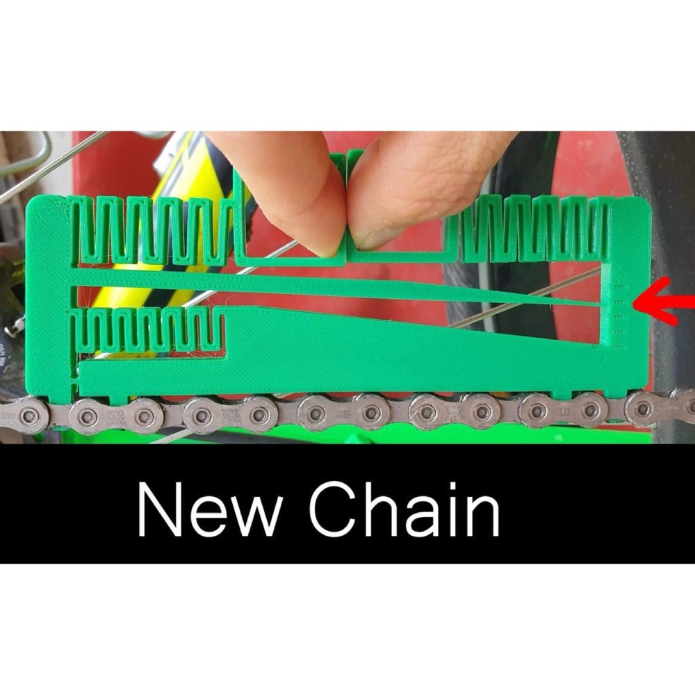 Bisiklet Zincir Uzama Ölçüm Tarağı (Chain Checker) görsel 2