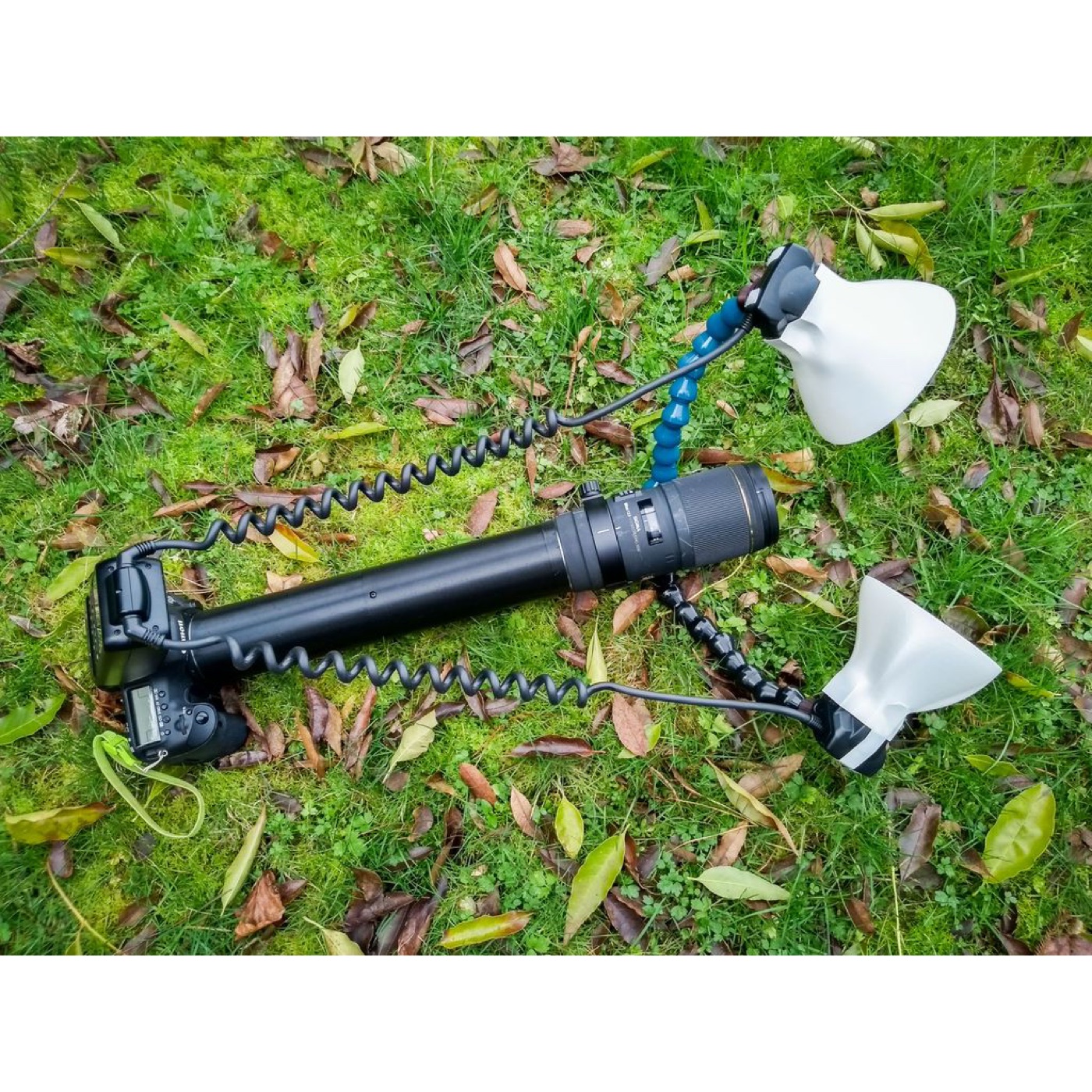 Canon MT-24EX Makro Flaş için Çift Kollu Uzatma Sistemi görsel 4