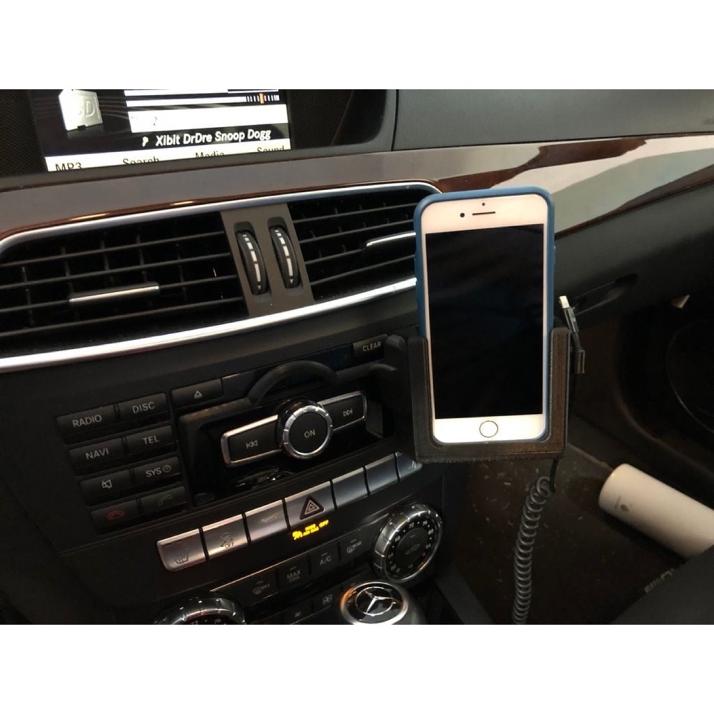 CD Yuva Telefon Tutucu (Mercedes W204 Uyumlu) görsel 3