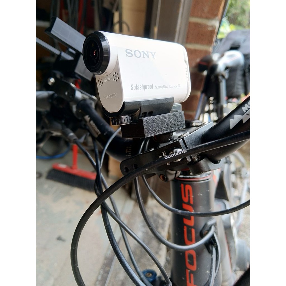 Bisiklet Aksiyon Kamera Tutucusu (Sony HDR-AS200V) görsel 4