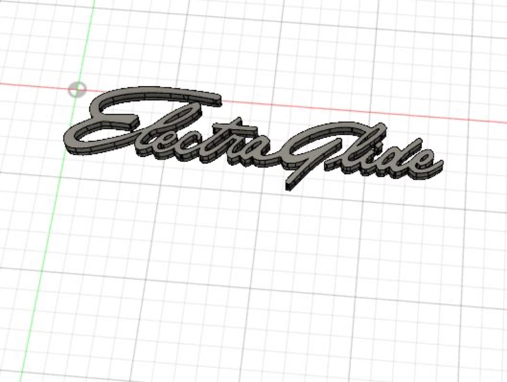 Harley-Davidson ElectraGlide Script Plaka görsel 2