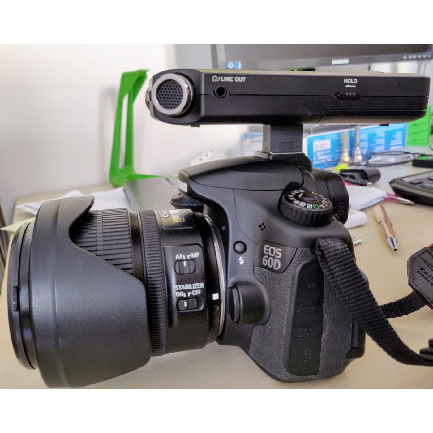 Canon Hotshoe - 1/4 İnç Vida Adaptörü görsel 3