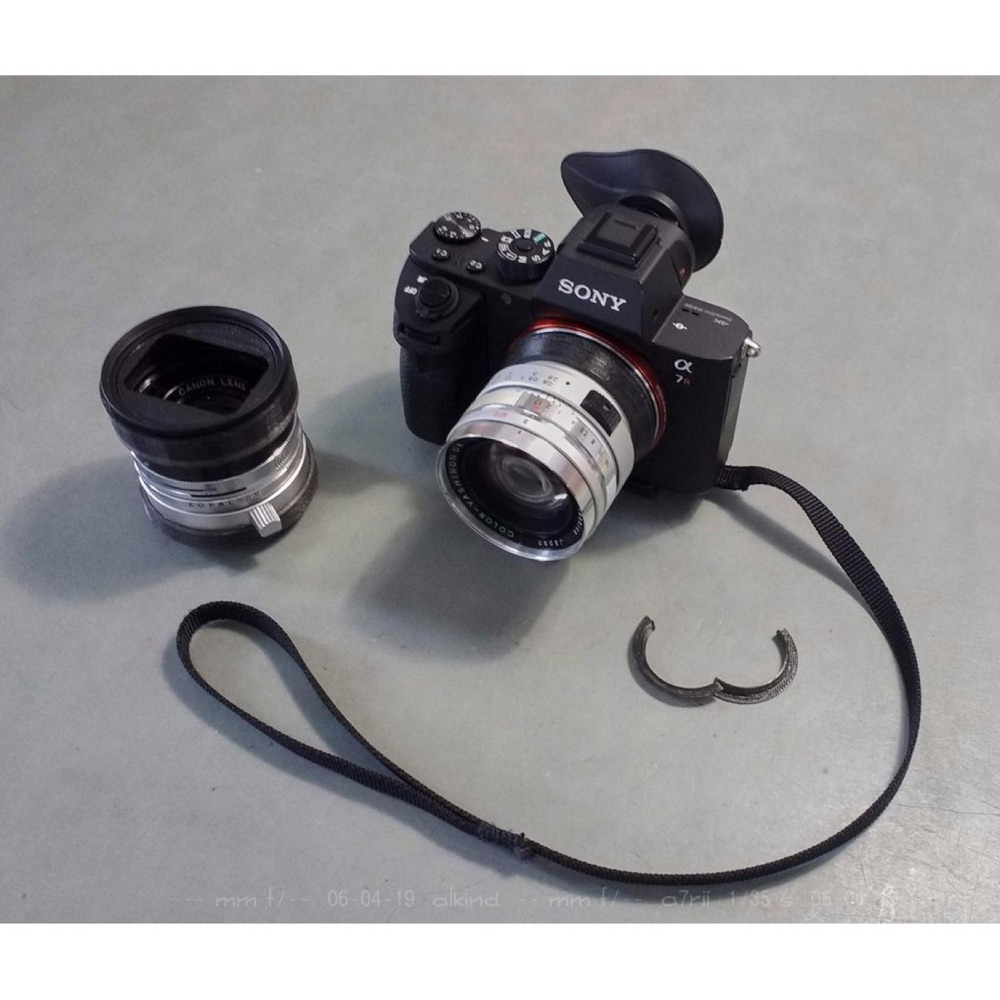 Yashinon GS DX 45 Objektif için Sony E-Mount Dönüştürme Adaptörü görsel 2