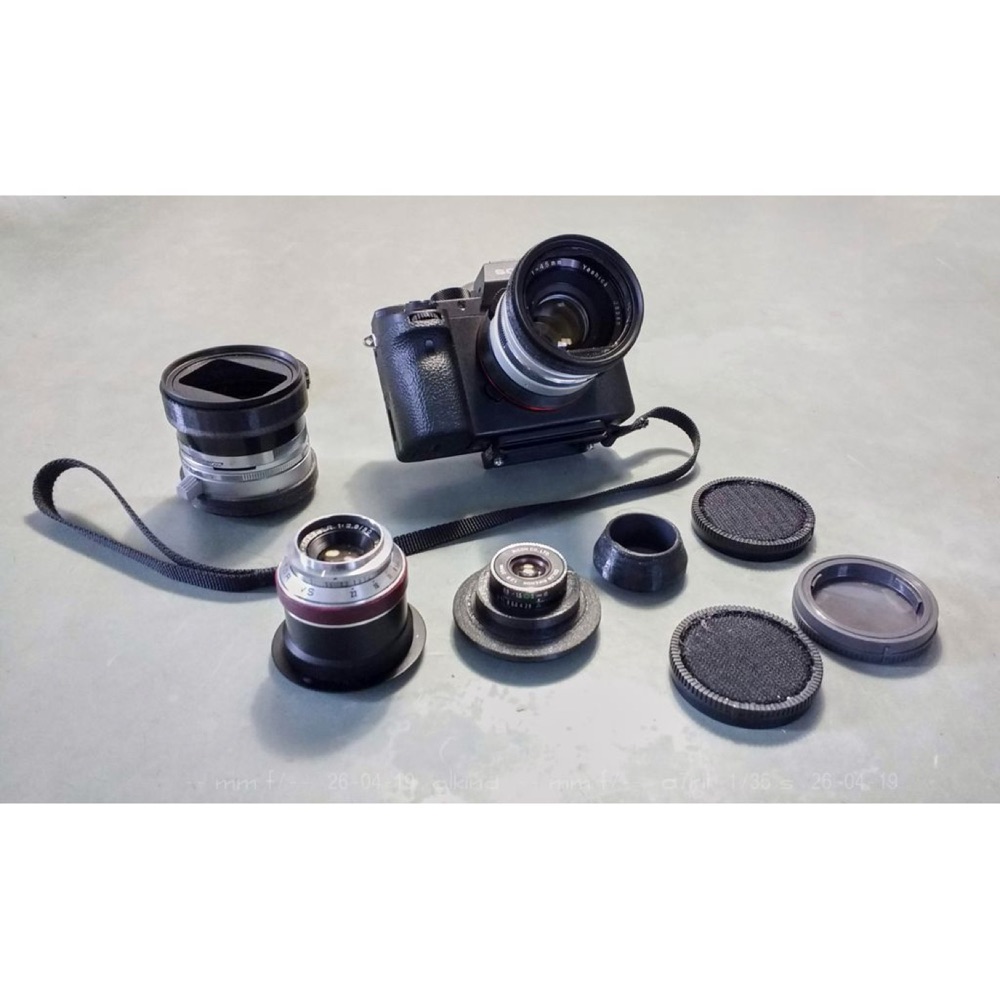 Yashinon GS DX 45 Objektif için Sony E-Mount Dönüştürme Adaptörü görsel 3