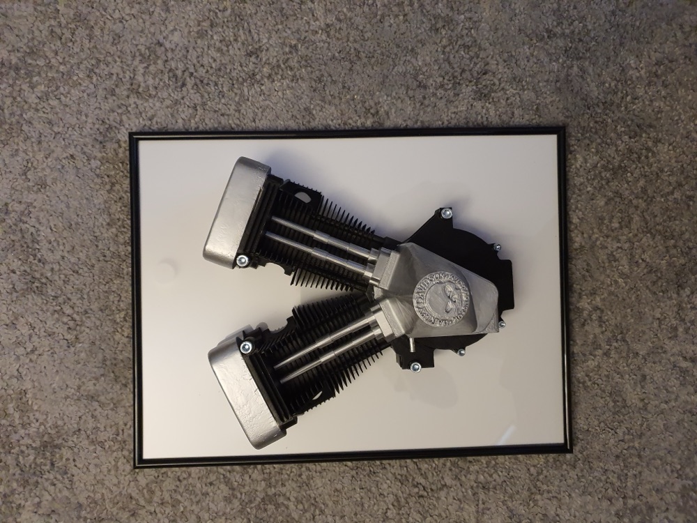 Harley Davidson Motor Kuru Kafatasi görsel 4