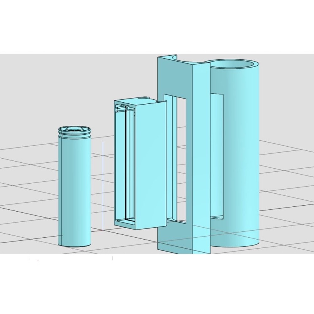 Bisiklet 32 mm Boru Pil Yuvası