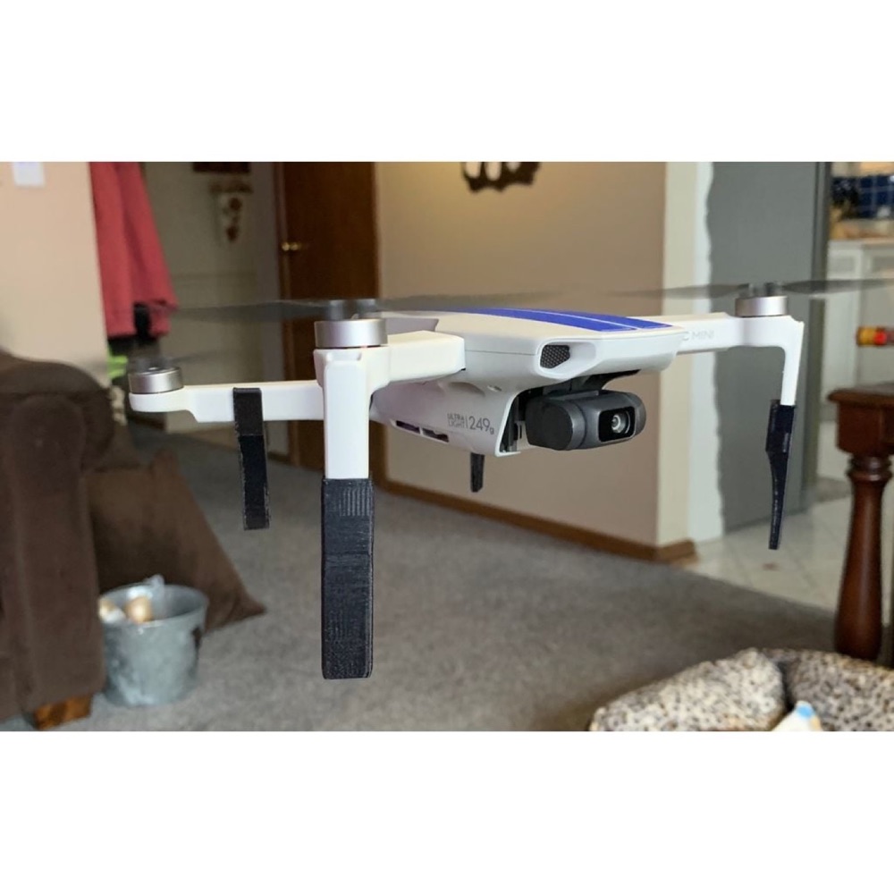 DJI Mavic Mini İniş Takımı Uzatma Ayakları (Ön ve Arka Set, Takılıp Yerinde Kalır)