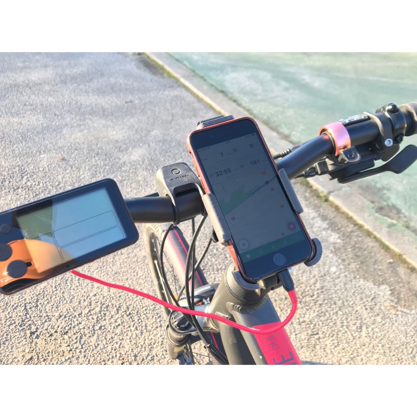 Bisiklet Telefon Tutucusu (Btwin Riverside 500 Uyumlu) görsel 2