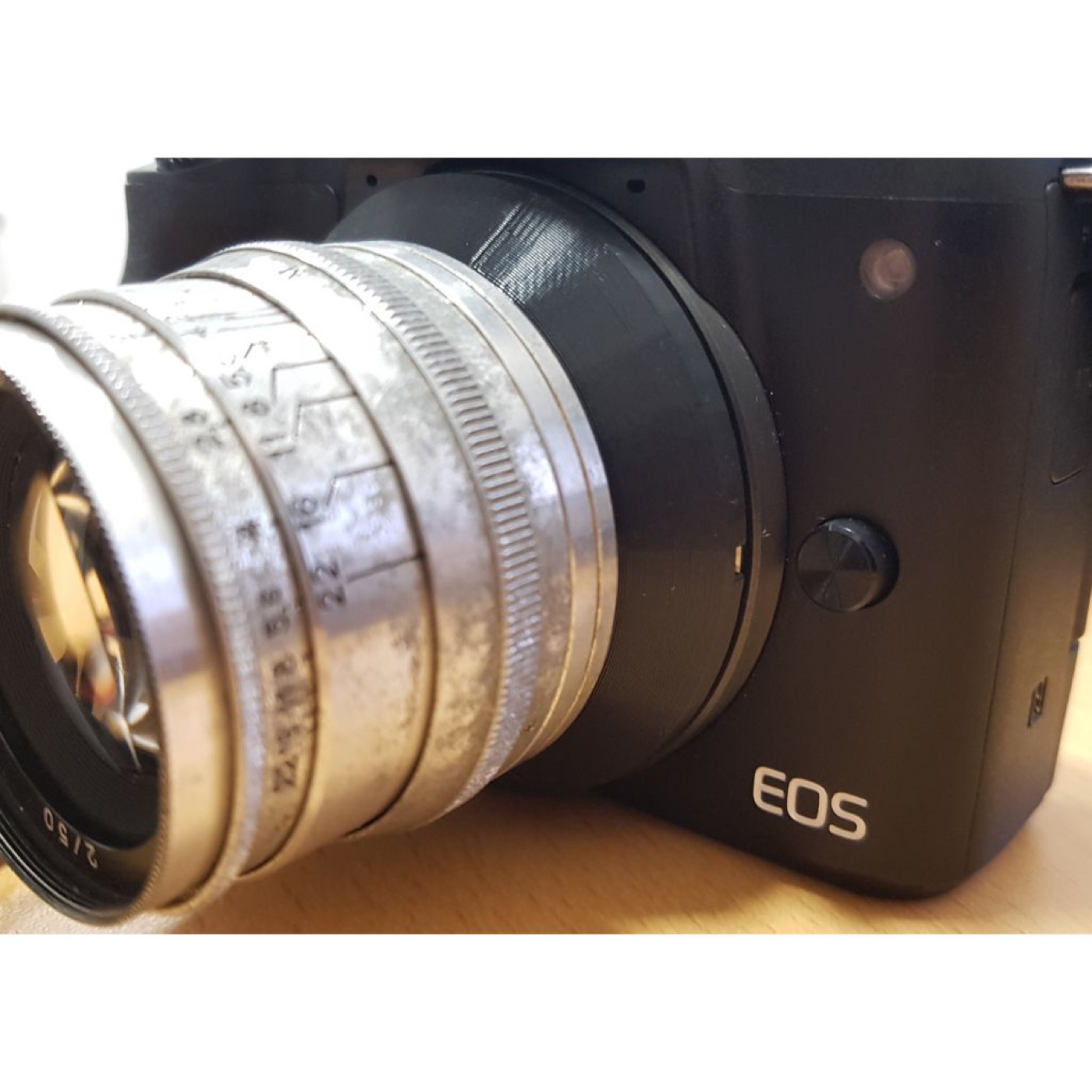 Canon EF-M Gövdeyi M39/L39 Vidalı Objektiflere Bağlayan Adaptör