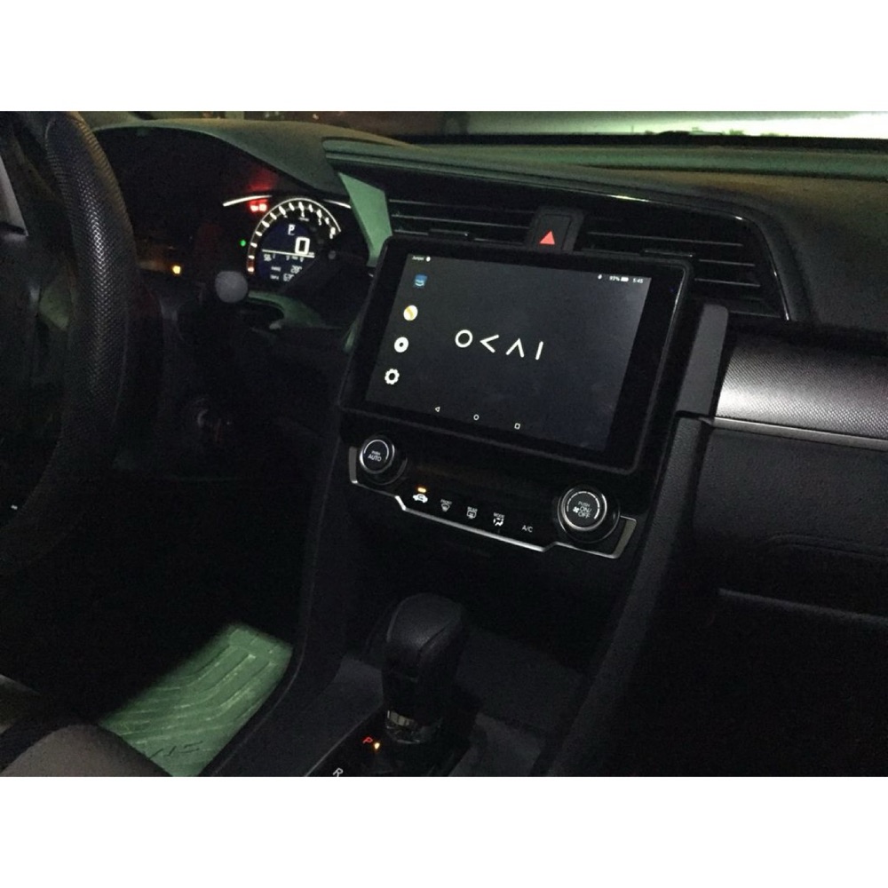Honda Civic radyo düğmesi yerine tablet montaj adaptörü