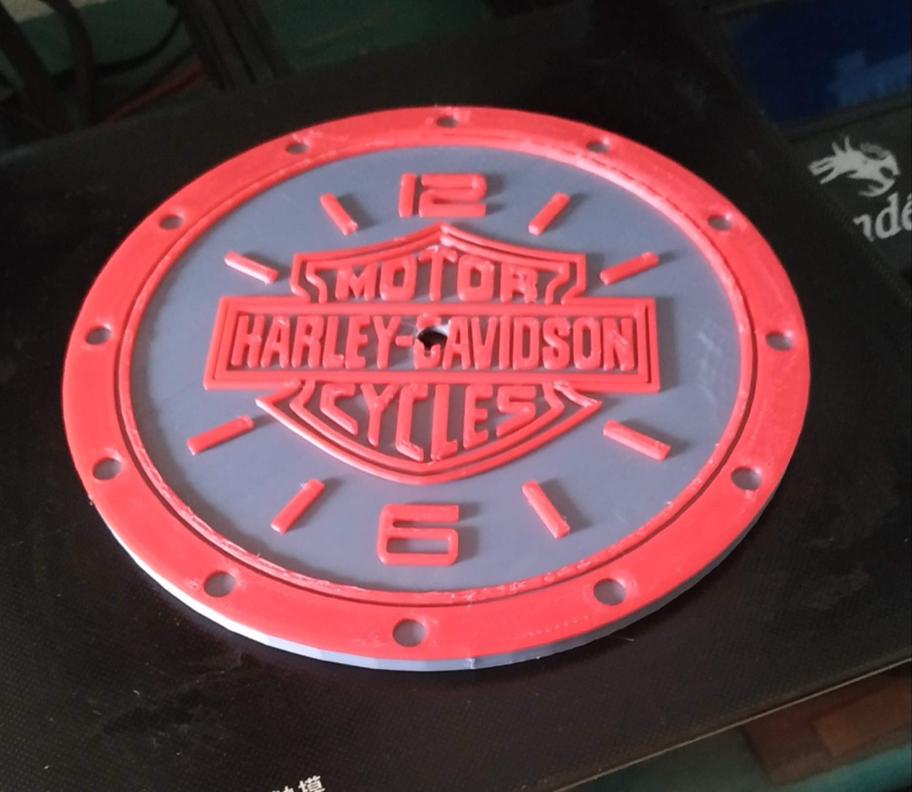Harley Davidson Duvar Saati (174 mm) görsel 2