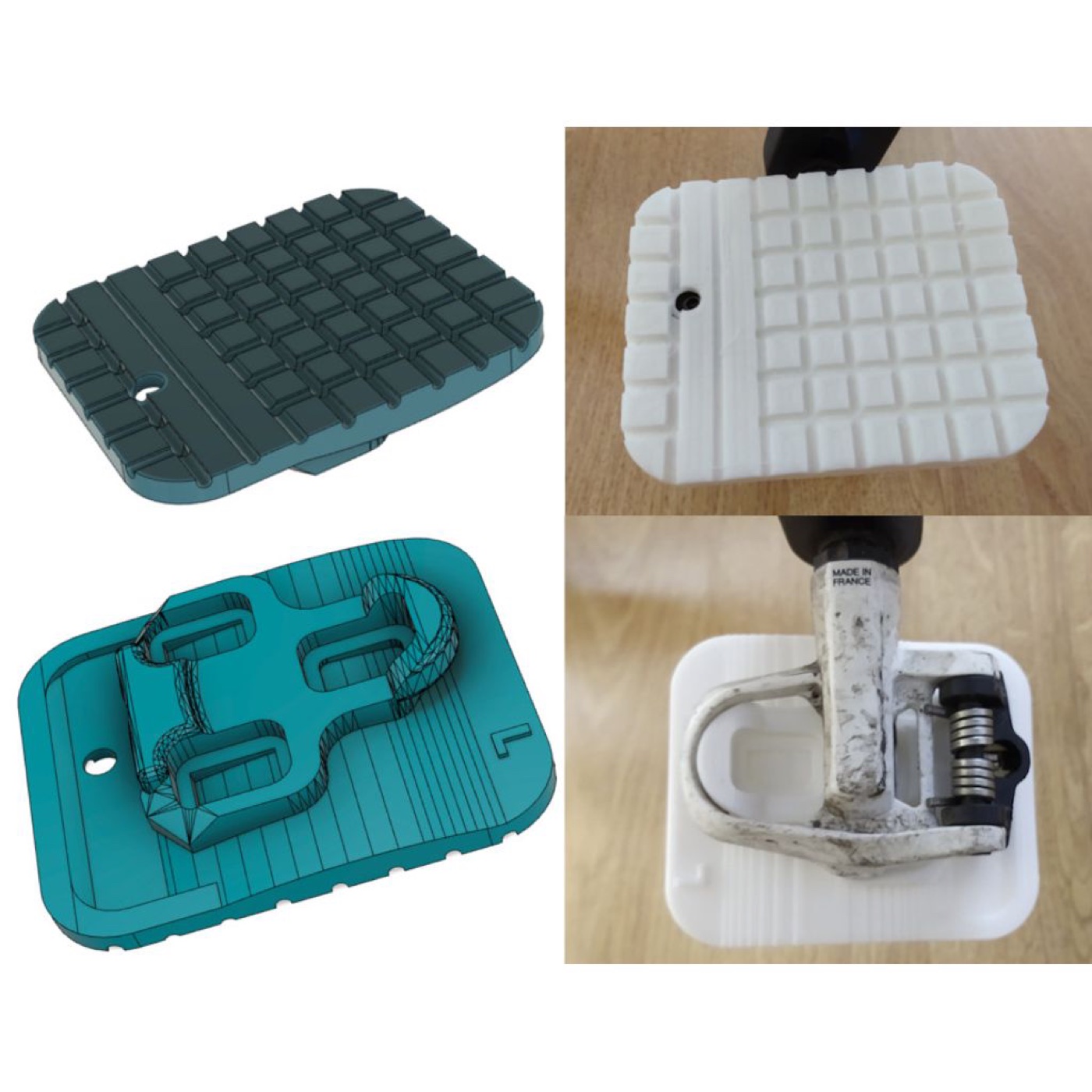 Bisiklet Klik Pedal – Düz Pedal Adaptörü (Look Keo Uyumlu)