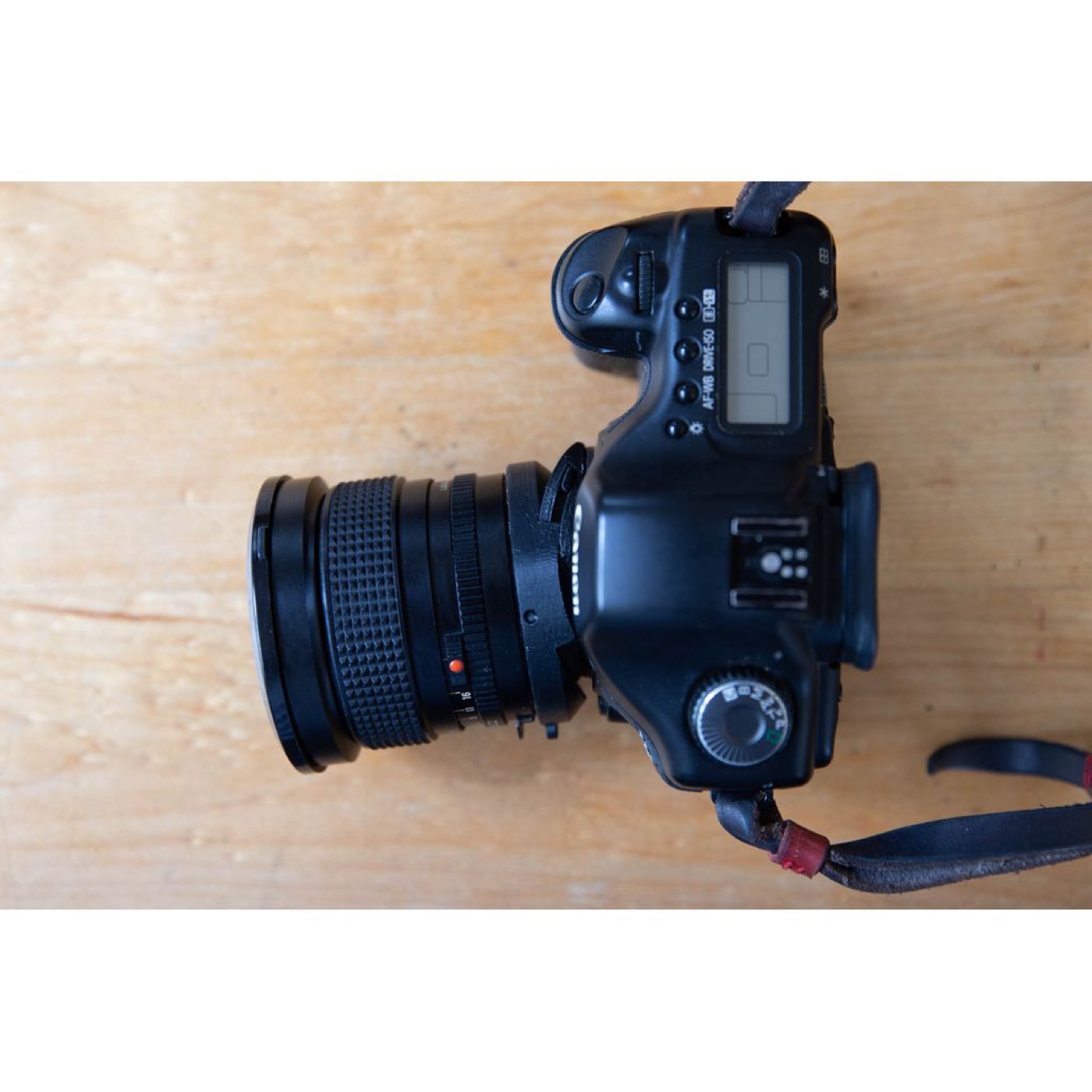 Canon EF Gövde - Mamiya 645 Lens Tilt Adaptörü