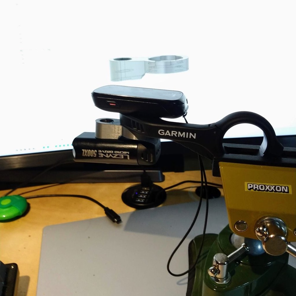 Bisiklet Garmin GPS - Lezyne Lamba Adaptörü