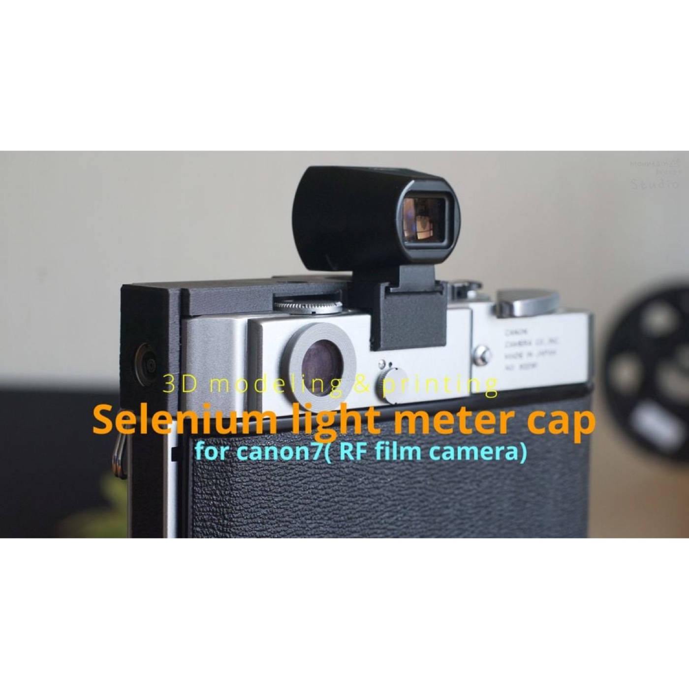 Canon 7 Fotoğraf Makinesi için Aksesuar Ayakkabısı Bağlantısı ve Selenyum Hücre Işıkölçer Kapağı