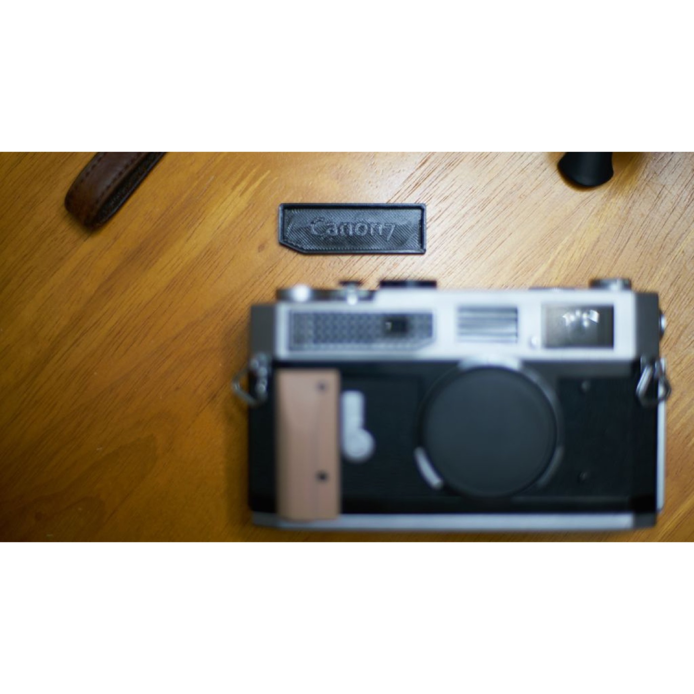 Canon 7 Fotoğraf Makinesi için Aksesuar Ayakkabısı Bağlantısı ve Selenyum Hücre Işıkölçer Kapağı görsel 4