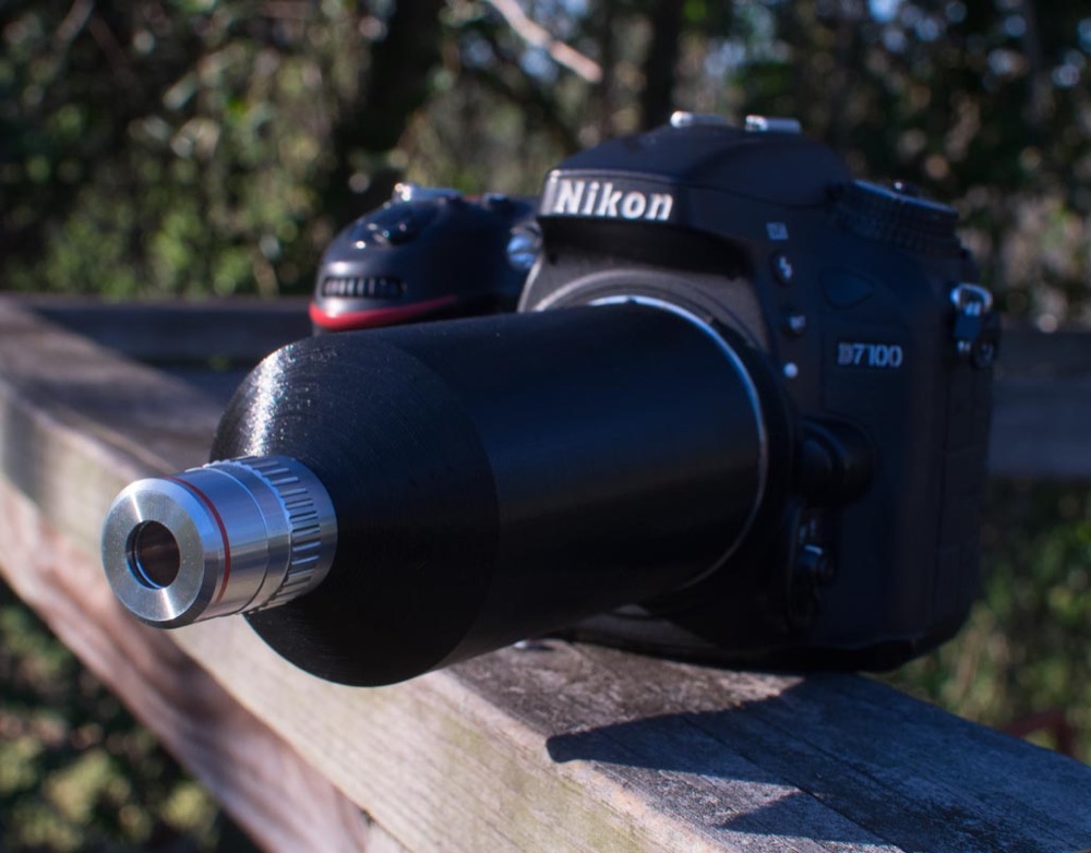 Amscope 4x Plan Objektif - Nikon F-Mount Adaptörü