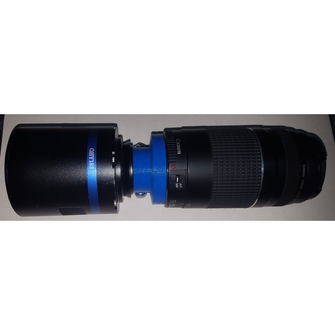 Canon EF Lensleri 1.25 İnç Teleskop Girişine Bağlayan Adaptör görsel 2