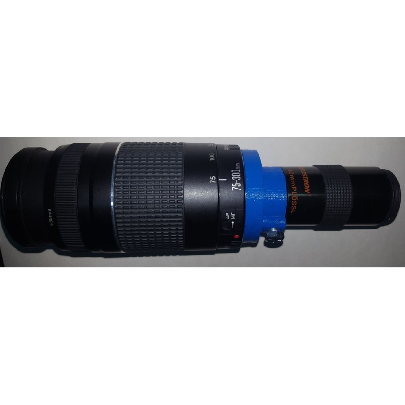 Canon EF Lensleri 1.25 İnç Teleskop Girişine Bağlayan Adaptör görsel 3