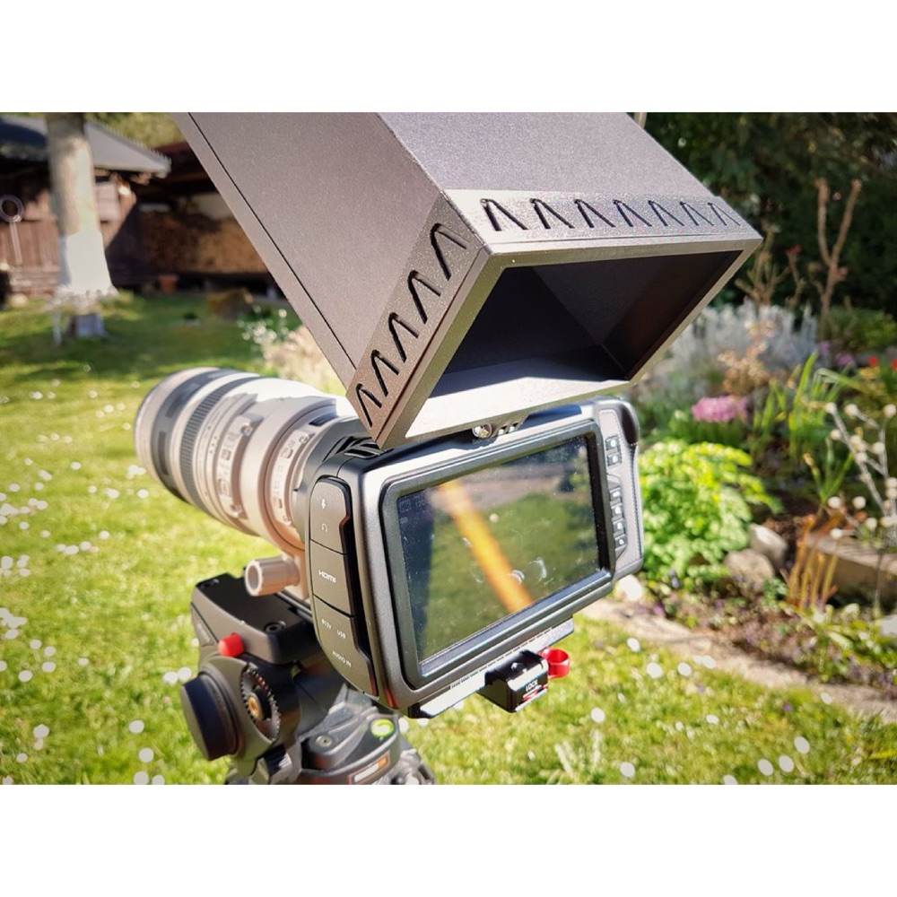 Blackmagic Pocket 4K/6K Güneş Siperliği ve Vizör Adaptörü görsel 4