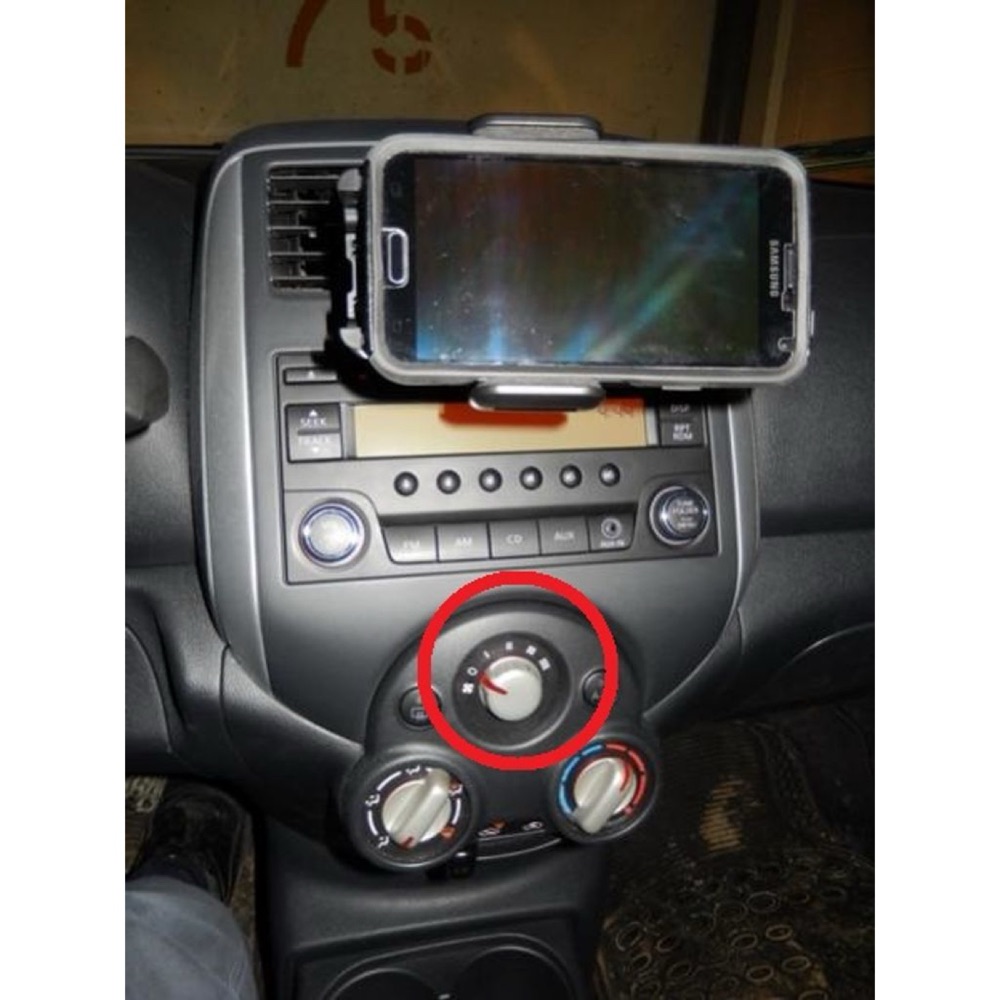 Nissan Micra kalorifer fanı anahtar düğmesi görsel 2