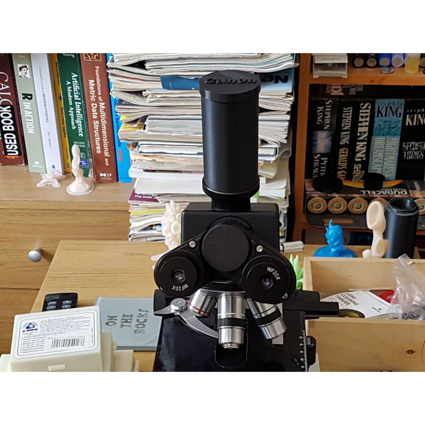 Canon DSLR Fotoğraf Makinesini Mikroskoba Bağlayan Adaptör Tüpü