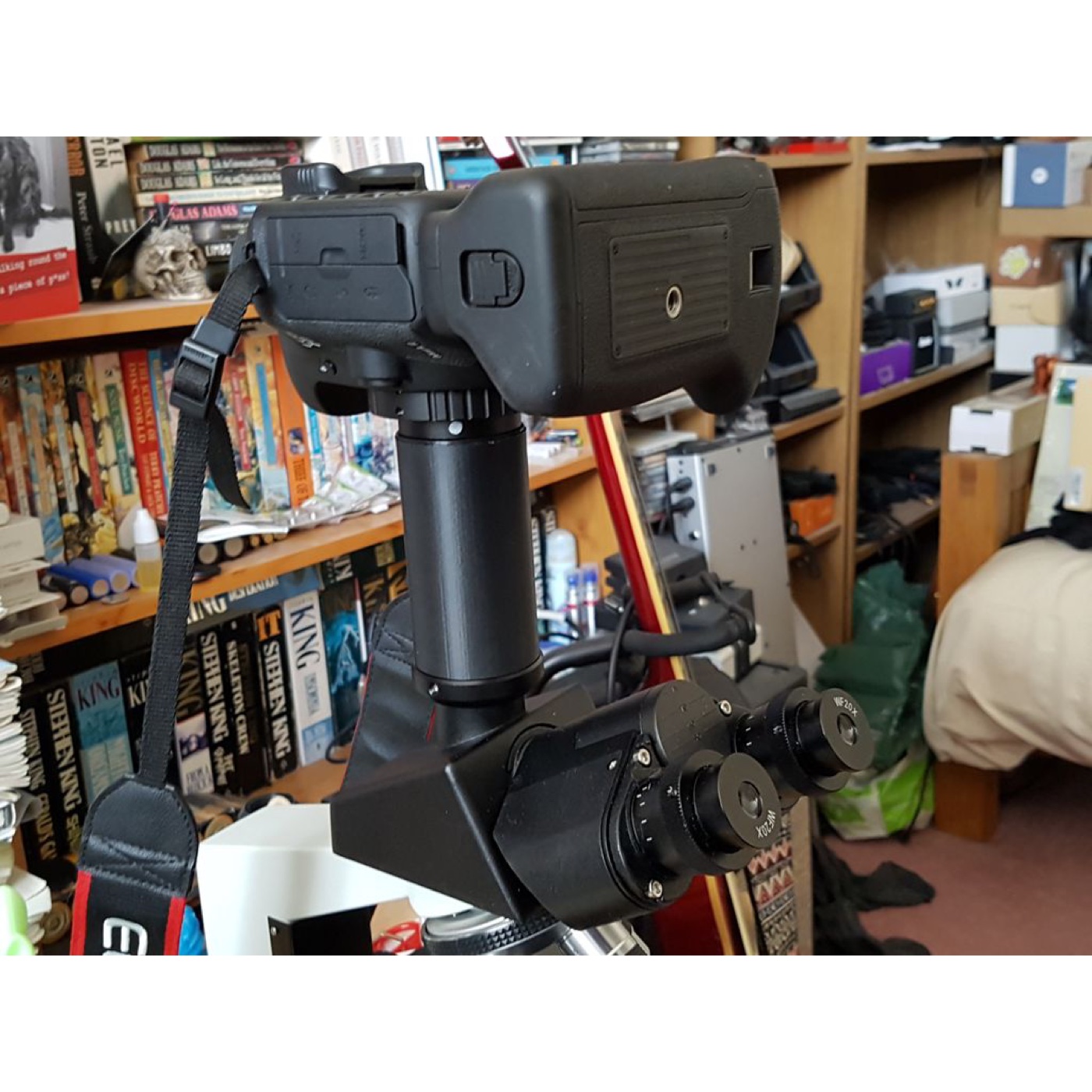 Canon DSLR Fotoğraf Makinesini Mikroskoba Bağlayan Adaptör Tüpü görsel 3