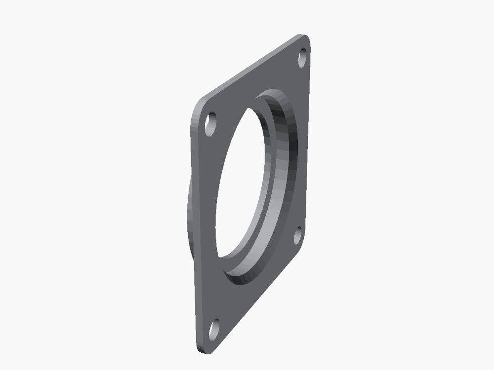 Nissan Frontier/Xterra/Pathfinder tiz hoparlör braketi görsel 3