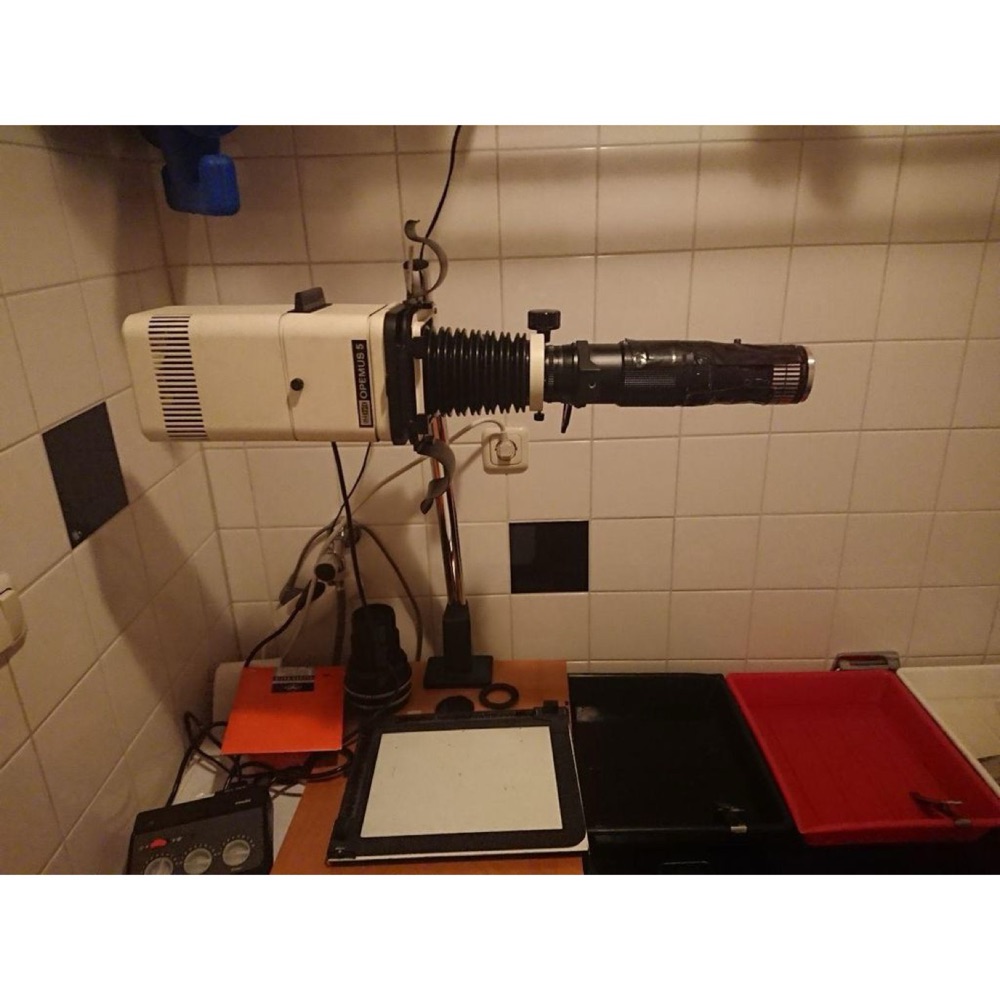 Nikon F Objektif için 70 mm Tablalı Büyütücü Adaptörü (Meopta Uyumlu) görsel 1