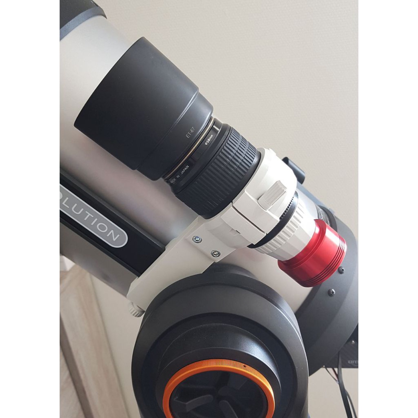 Canon 100mm Lens için Vixen Tip Teleskop Montaj Tutucusu